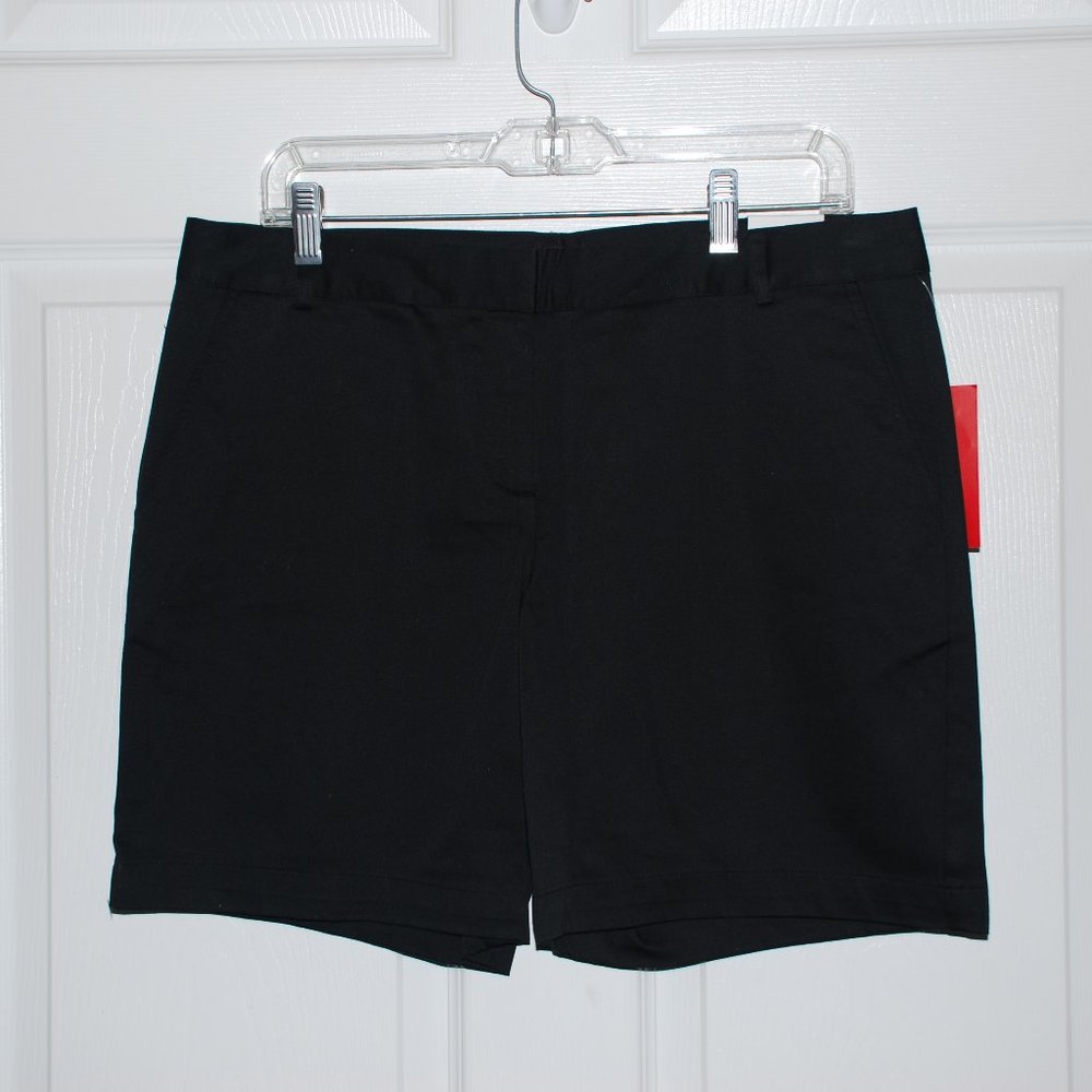 Izod Black Short New With Tags